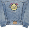 Vintage blue Hard Rock Cafe Boston Save The Planet Levis Denim Jacket - mens xx-large