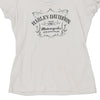 Vintage white Harley Davidson T-Shirt - womens large