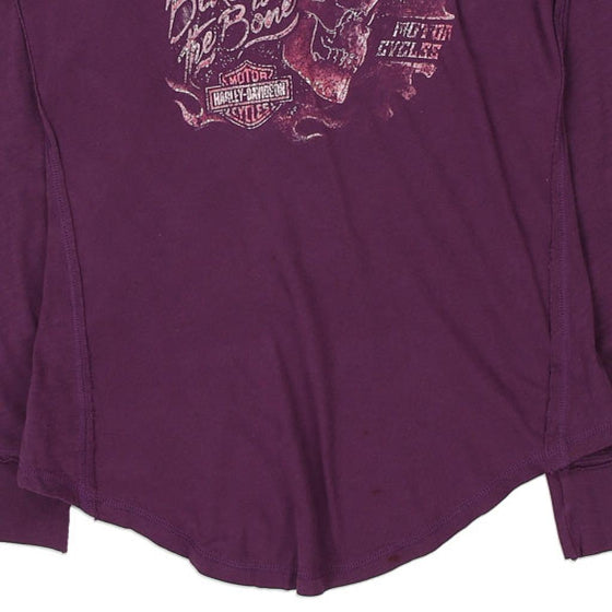 Vintage purple Harley Davidson Long Sleeve Top - womens large