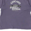 Vintage purple Chicago, IL Harley Davidson T-Shirt - womens x-large