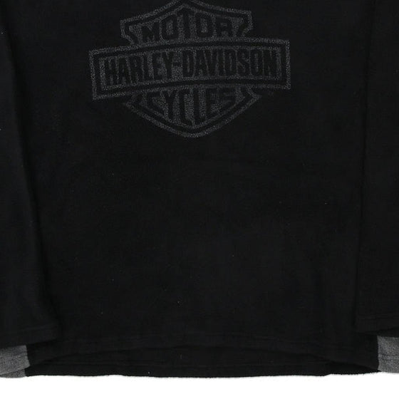 Vintage black Harley Davidson Fleece - mens x-large