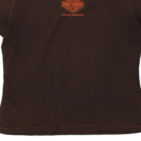 Vintage brown Harley Davidson T-Shirt - womens large