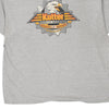 Vintage grey Wisconsin Harley Davidson T-Shirt - mens xxx-large