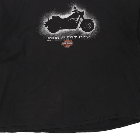 Vintage black New Berlin, WI Harley Davidson T-Shirt - mens xxx-large