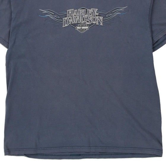 Vintage navy Boston Heights, OH Harley Davidson T-Shirt - mens x-large