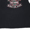 Pre-Loved black Oakland, CA Harley Davidson Vest - mens xxx-large