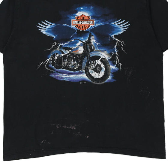 Vintage black Harley Davidson T-Shirt - mens xx-large