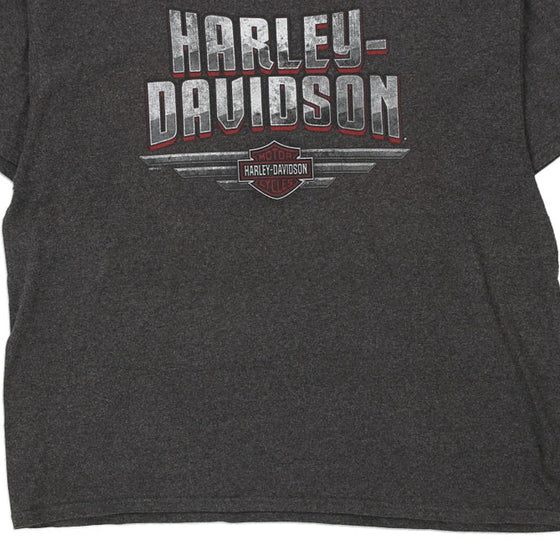 Vintage grey Rochester, NH Harley Davidson T-Shirt - mens xx-large