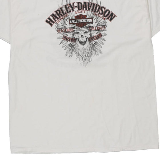 Vintage white Annapolis, Maryland Harley Davidson T-Shirt - mens xx-large