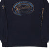 Vintage navy Appleton Wisconsin Harley Davidson Long Sleeve T-Shirt - mens x-large