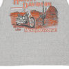 Vintage grey Mesa, Arizona Harley Davidson Vest - mens large