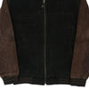 Vintage black Vintage Leather Jacket - mens large