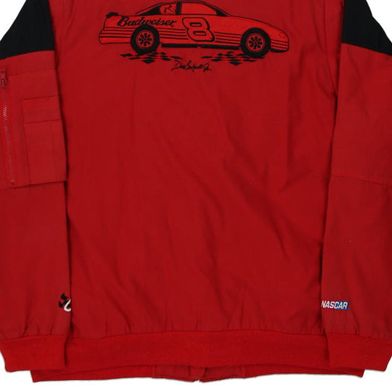 Vintage red Bud Racing Chase Authentics Jacket - mens large