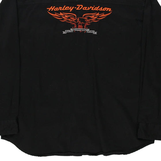 Vintage black Harley Davidson Shirt - mens x-large