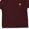 Vintage burgundy Henley Carhartt T-Shirt - mens large