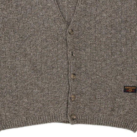 Vintage brown Navigare Sweater Vest - mens large