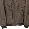 Vintage brown Cocomero Leather Jacket - mens x-large