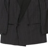 Vintage black Black Tie Laura Biagiotti Blazer - mens large