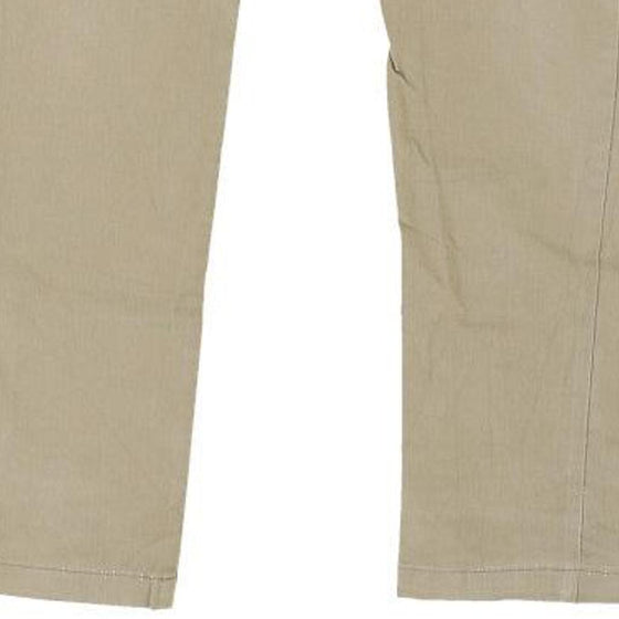 Dickies Trousers - 32W 30L Beige Cotton Blend - Thrifted.com