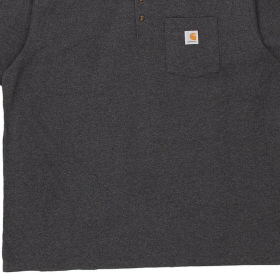 Pre-Loved grey Carhartt T-Shirt - mens xx-large