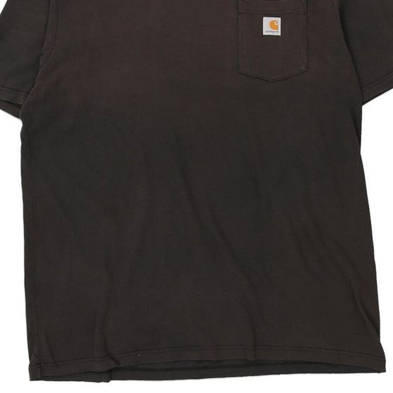 Pre-Loved brown Carhartt T-Shirt - mens x-large