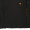 Pre-Loved black Carhartt Long Sleeve T-Shirt - mens xxx-large