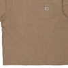 Pre-Loved beige Carhartt T-Shirt - mens x-large