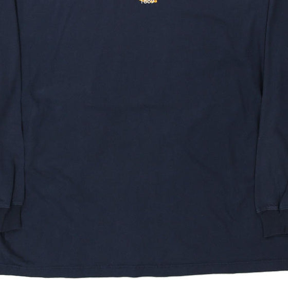 Pre-Loved navy Carhartt Long Sleeve T-Shirt - mens x-large