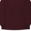 Pre-Loved burgundy Carhartt Long Sleeve T-Shirt - mens large