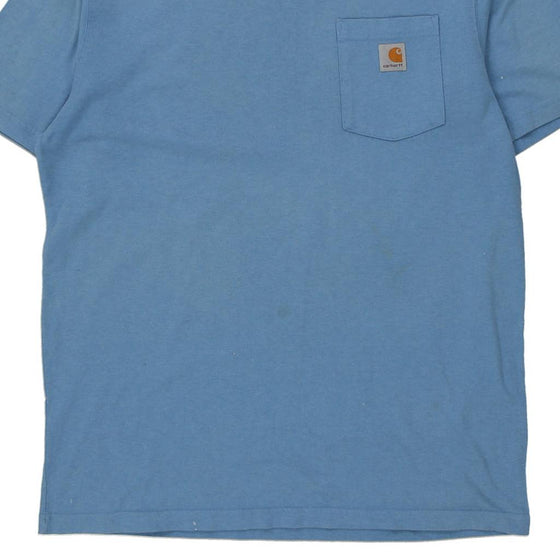 Pre-Loved blue Carhartt T-Shirt - mens large