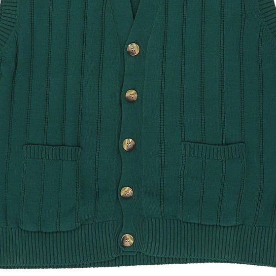 Vintage green Tommy Hilfiger Sweater Vest - mens large