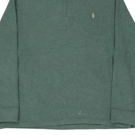 Vintage green Ralph Lauren 1/4 Zip - mens xx-large