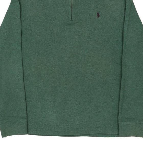 Vintage green Ralph Lauren 1/4 Zip - mens large