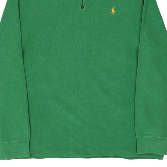 Vintage green Ralph Lauren 1/4 Zip - mens large