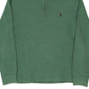 Vintage green Ralph Lauren 1/4 Zip - mens medium