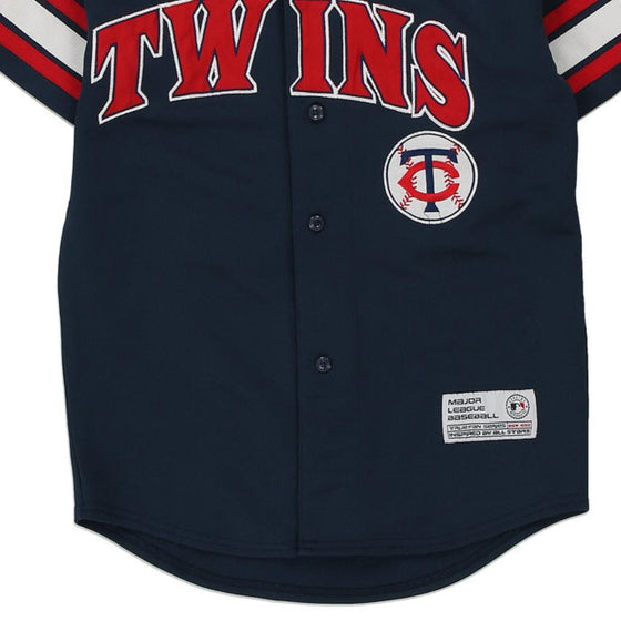 Vintage navy Minnesota Twins Age 12. True Fan Jersey - boys medium