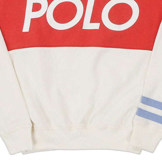 Vintage white Age 8-9 Ralph Lauren Sweatshirt - girls medium