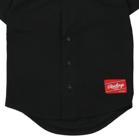 Vintage black Age 10-12 Rawlings Jersey - boys medium