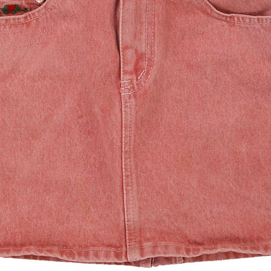 Vintage pink Age 8 El Charro Denim Skirt - girls small