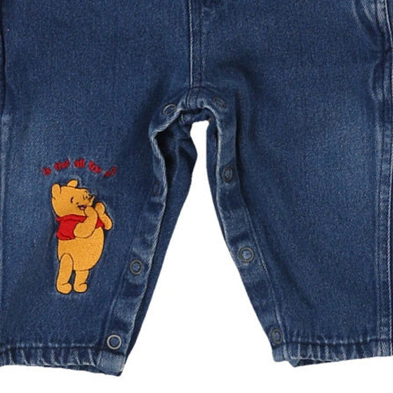 Vintage blue Age 18 months Pooh Dungarees - boys small