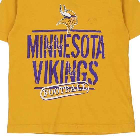 Vintage yellow Age 4-5 Minnesota Vikings Nfl Team Apparel T-Shirt - boys x-small