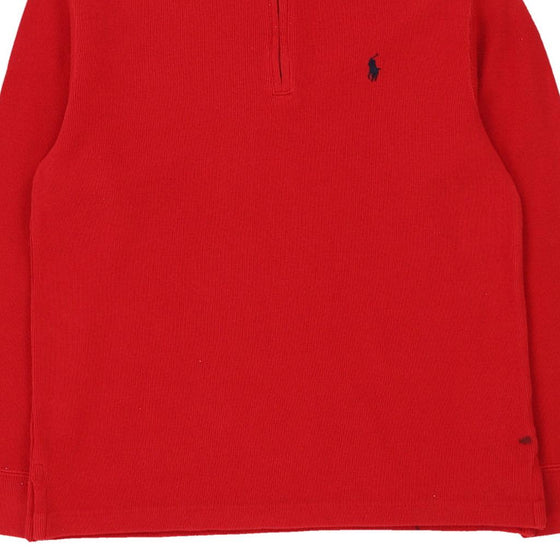 Vintage red Age 8.9 Ralph Lauren 1/4 Zip - boys medium