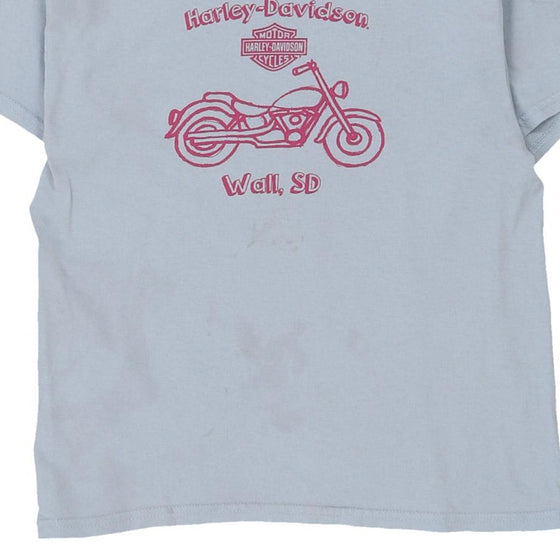 Vintage blue Age 10-12 Harley Davidson T-Shirt - boys small