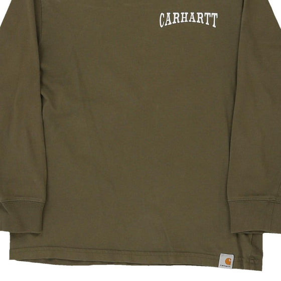 Vintage green Age8-10 Carhartt Long Sleeve T-Shirt - boys small