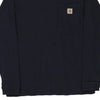 Vintage navy Carhartt Long Sleeve T-Shirt - womens small