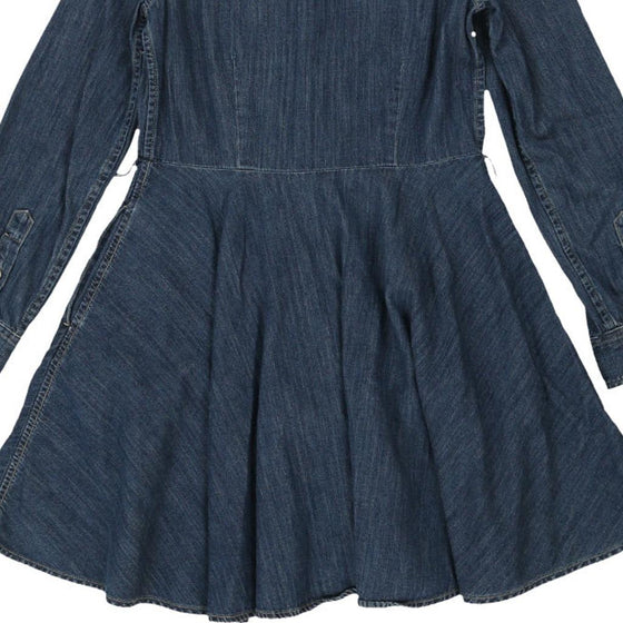 Vintage blue Age 10 Calvin Klein Denim Dress - girls medium