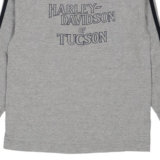 Vintage grey Age 10 Tucson Harley Davidson Sweatshirt - boys large