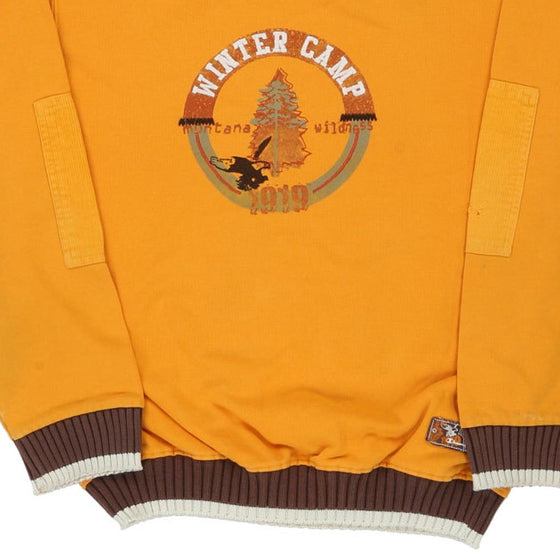 Vintage yellow Age 13-14 Champion Sweatshirt - boys x-large