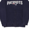 Vintage navy Age 12 New England Patriots Nfl Hoodie - boys medium