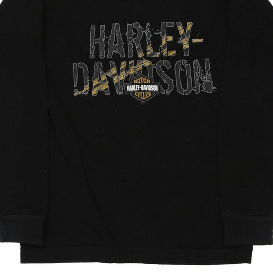 Vintage black Age 2-4 Harley Davidson Sweatshirt - boys large